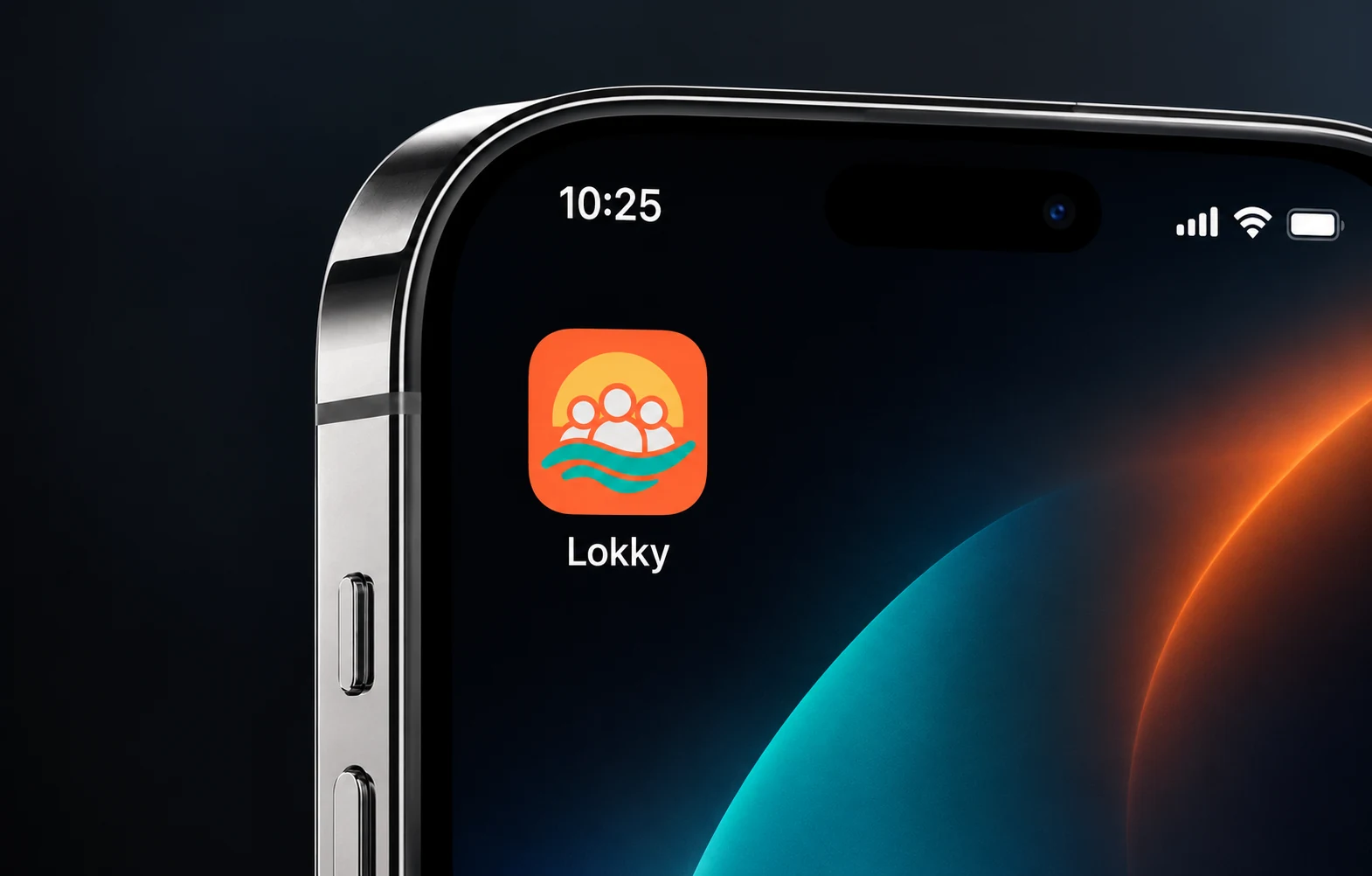 Aperçu de l’application Lokky affichée sur un téléphone